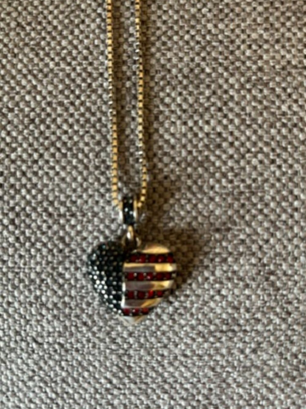 BRIGHTON Love My Country Heart Necklace